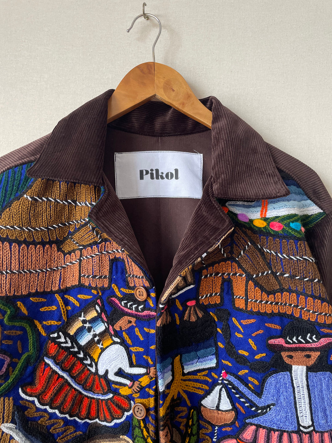 Peruvian Tapestry Jacket - Brown