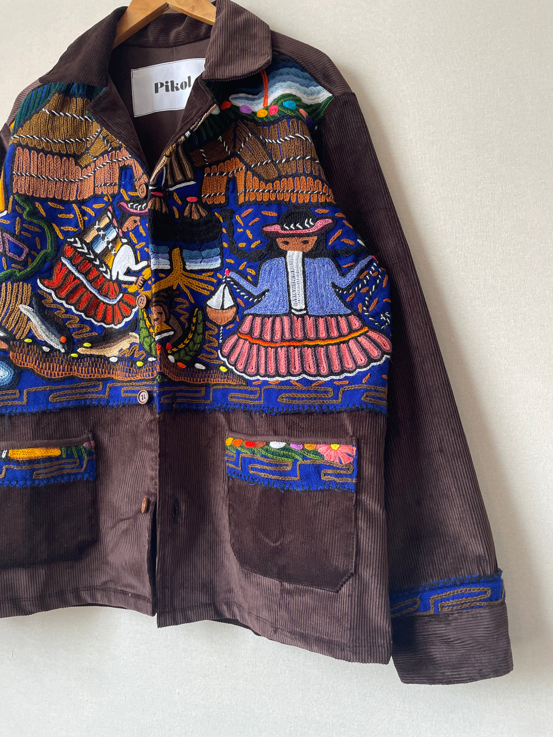 Peruvian Tapestry Jacket - Brown