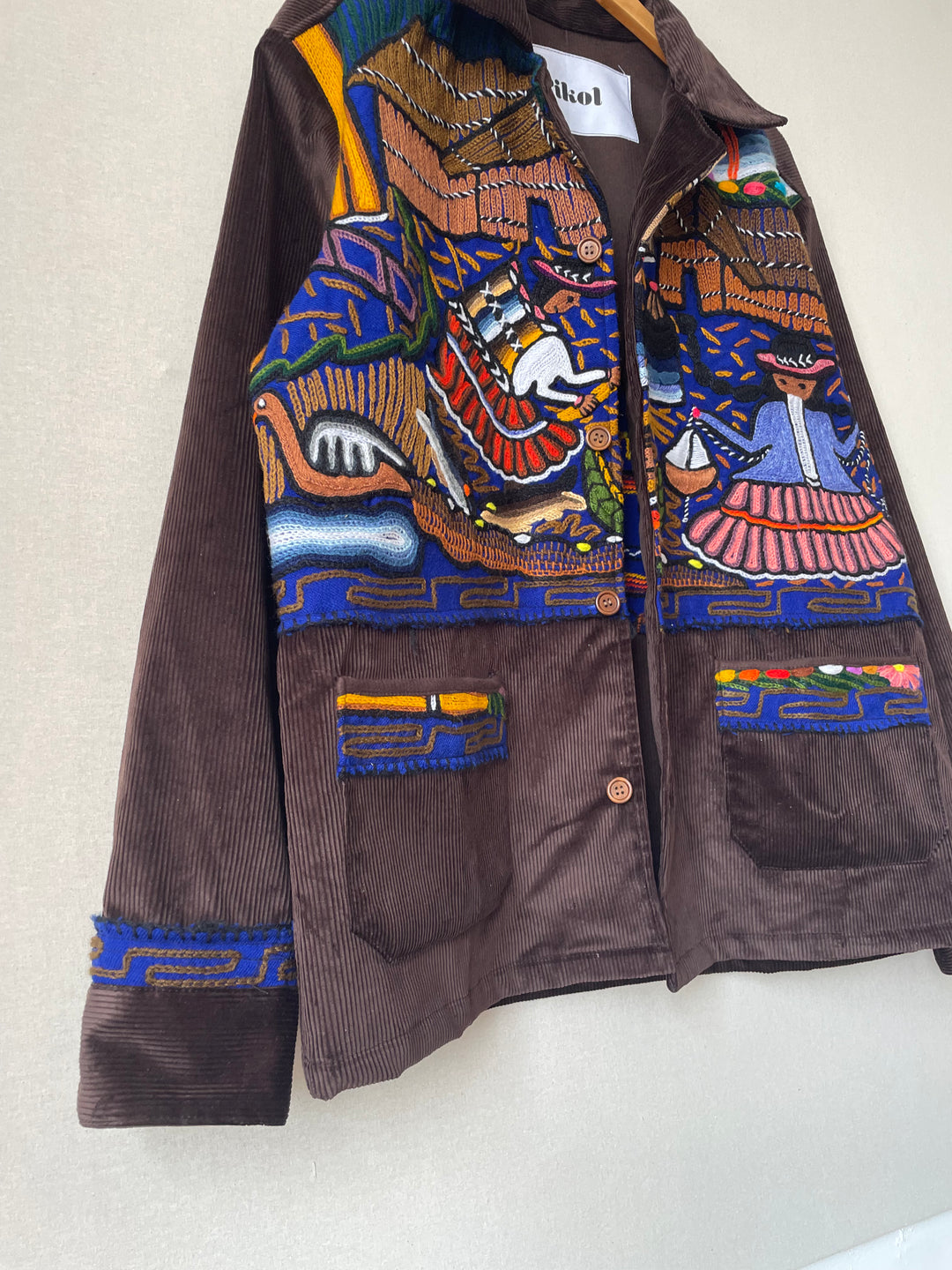 Peruvian Tapestry Jacket - Brown