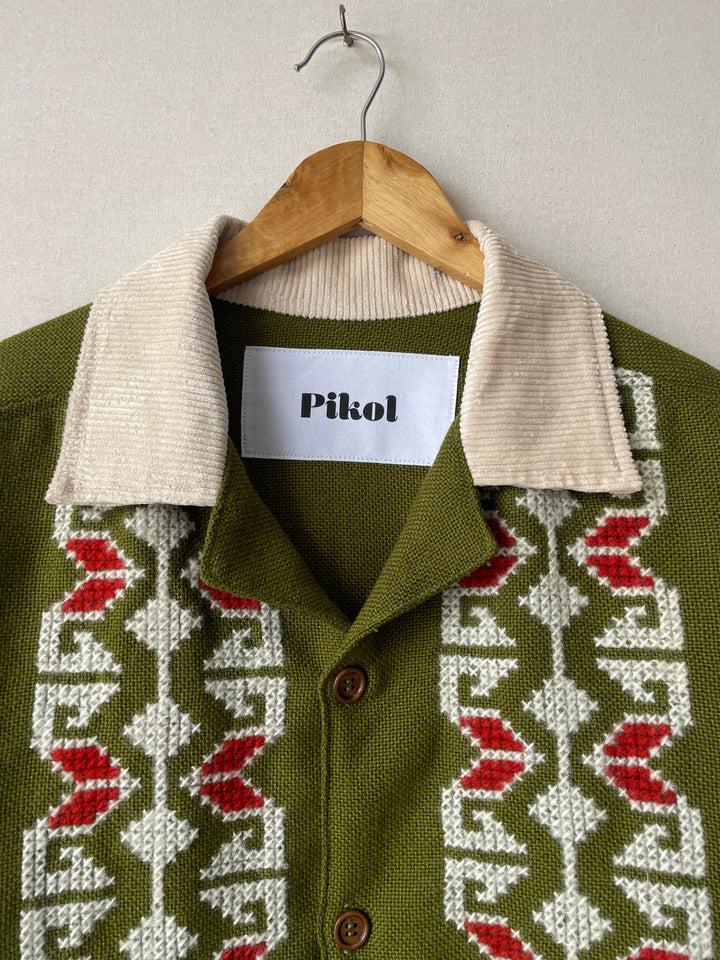 Cross-stitch Blanket Jacket