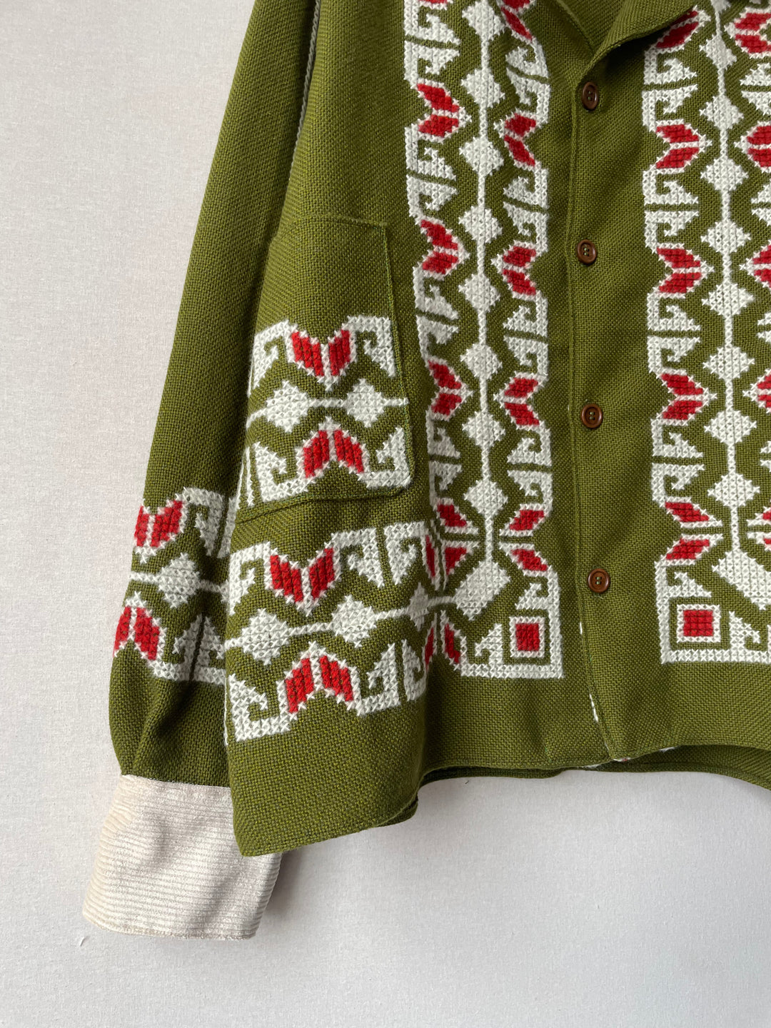Cross-stitch Blanket Jacket