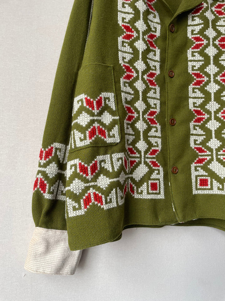 Cross-stitch Blanket Jacket