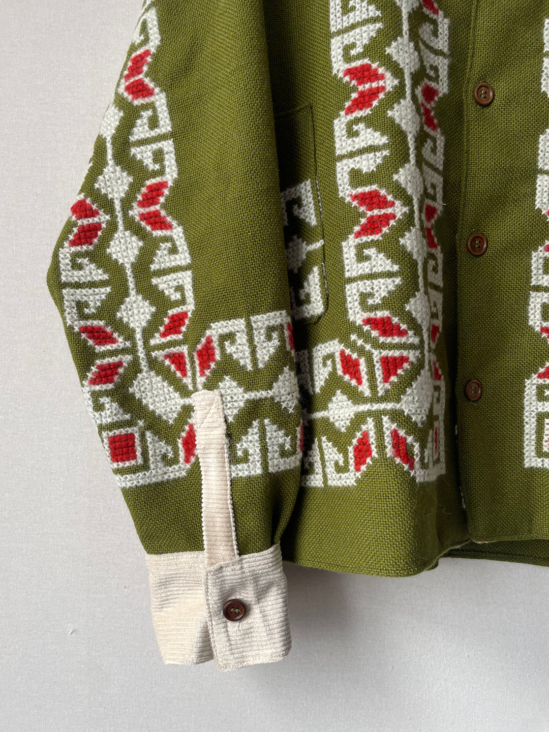 Cross-stitch Blanket Jacket