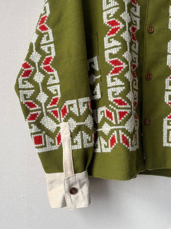 Cross-stitch Blanket Jacket