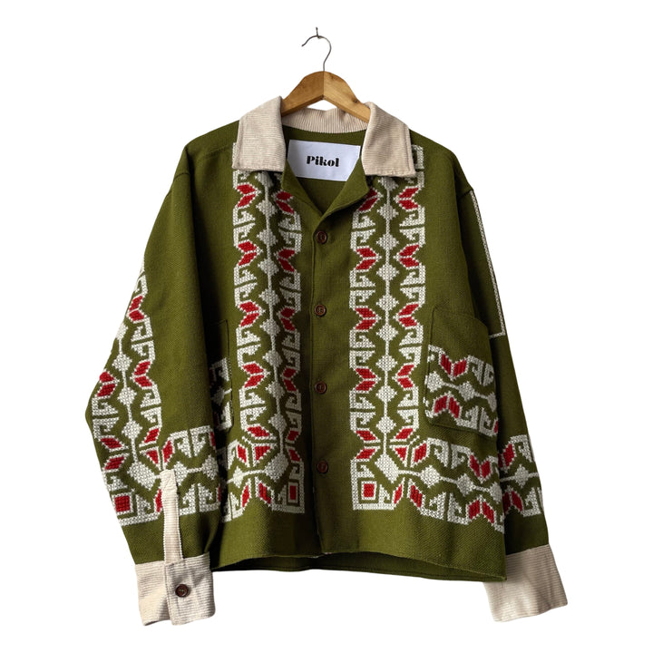 Cross-stitch Blanket Jacket