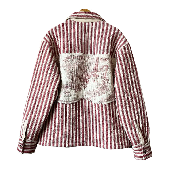 Striped French Quilt Jacket 2