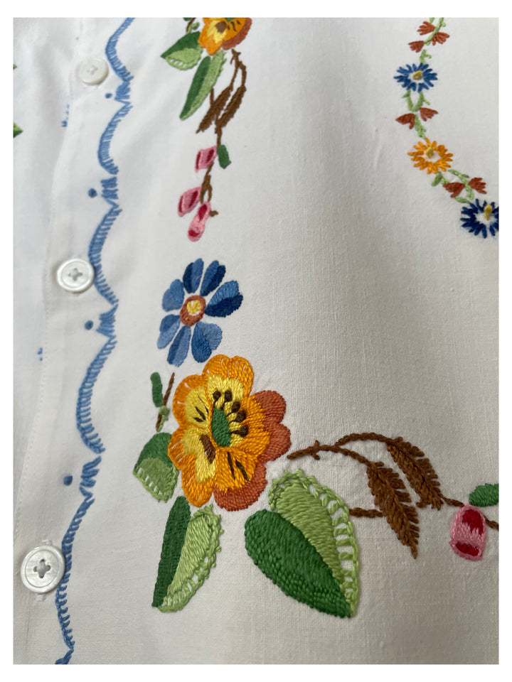 Floral Work Shirt
