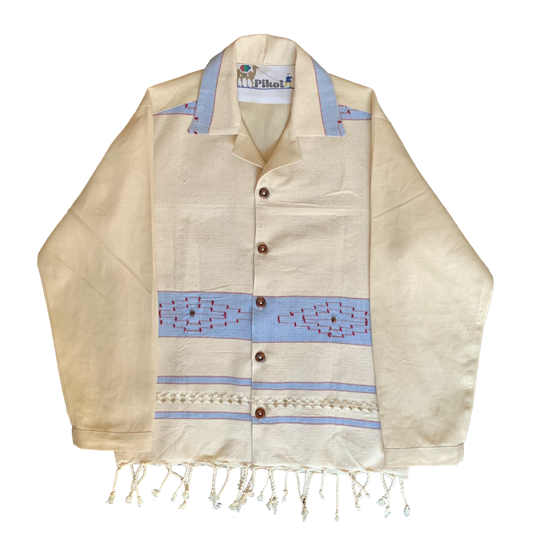 Tasselled Blanket Shirt