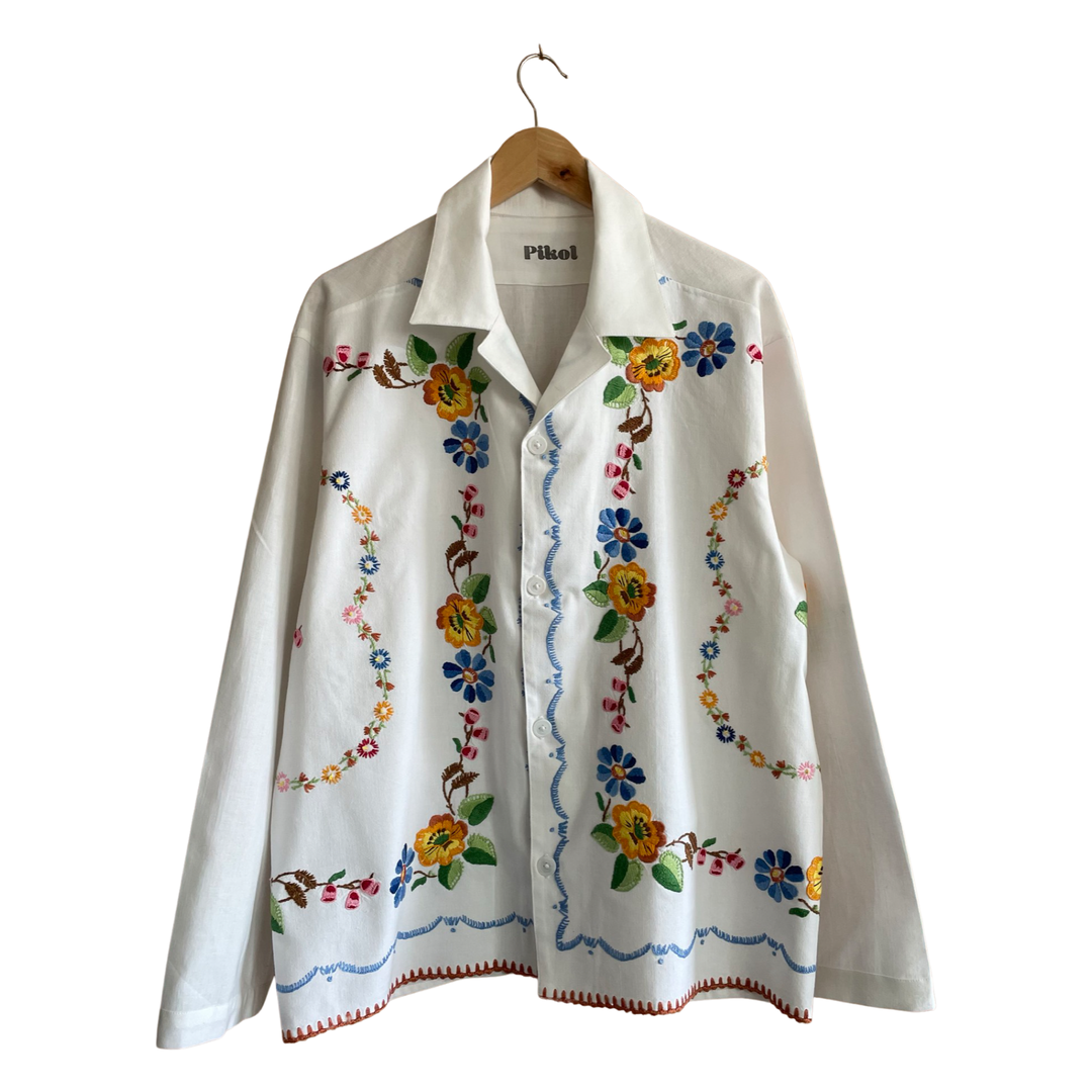 Floral Work Shirt