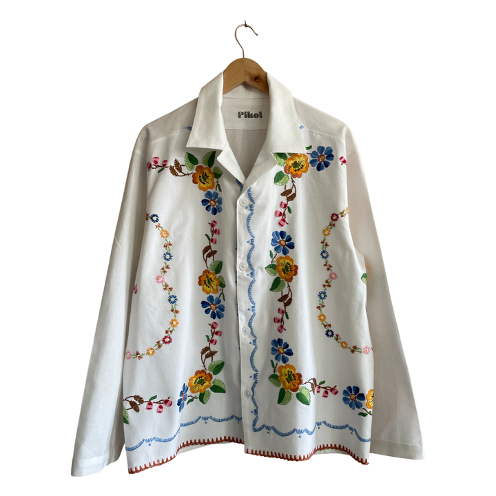 Floral Work Shirt