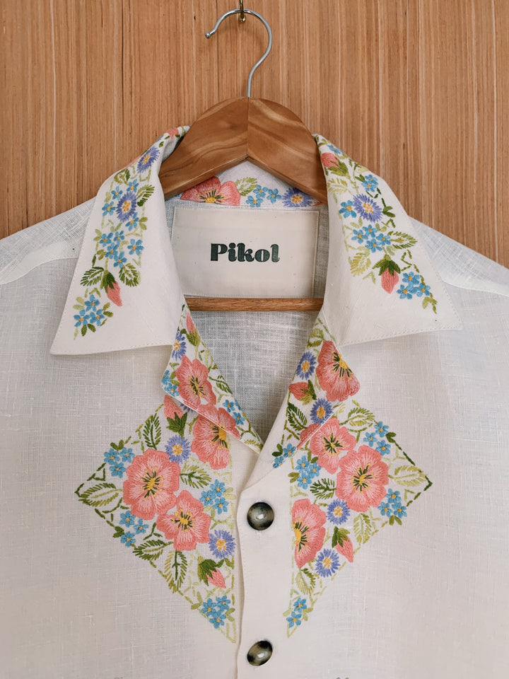 Floral Work Shirt