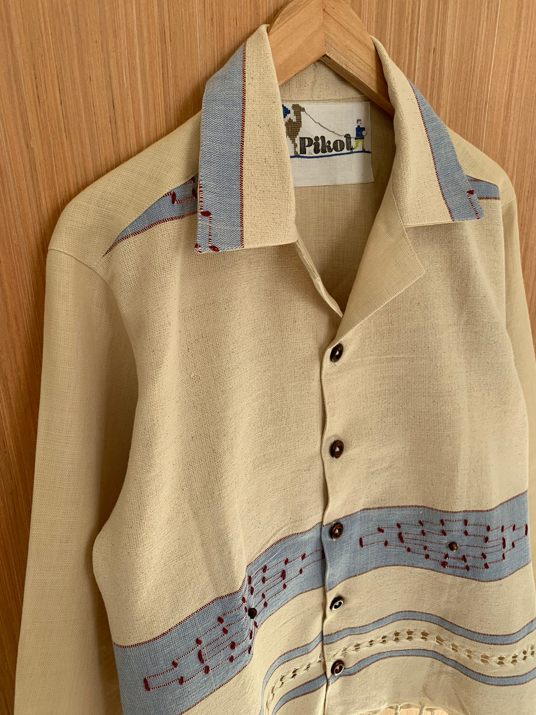 Tasselled Blanket Shirt