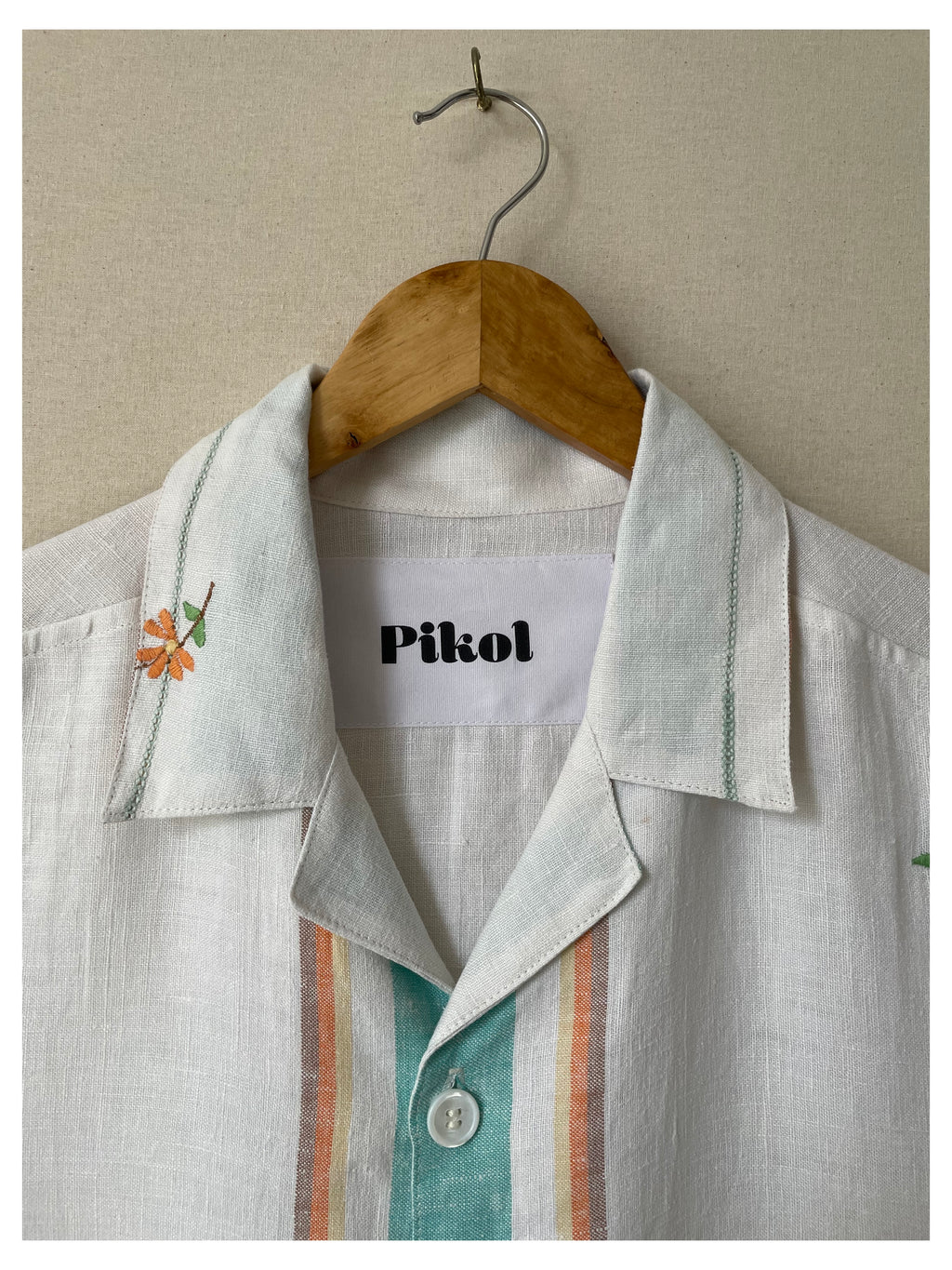 60s Floral Stripe