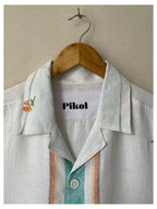 60s Floral Stripe