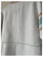 60s Floral Stripe