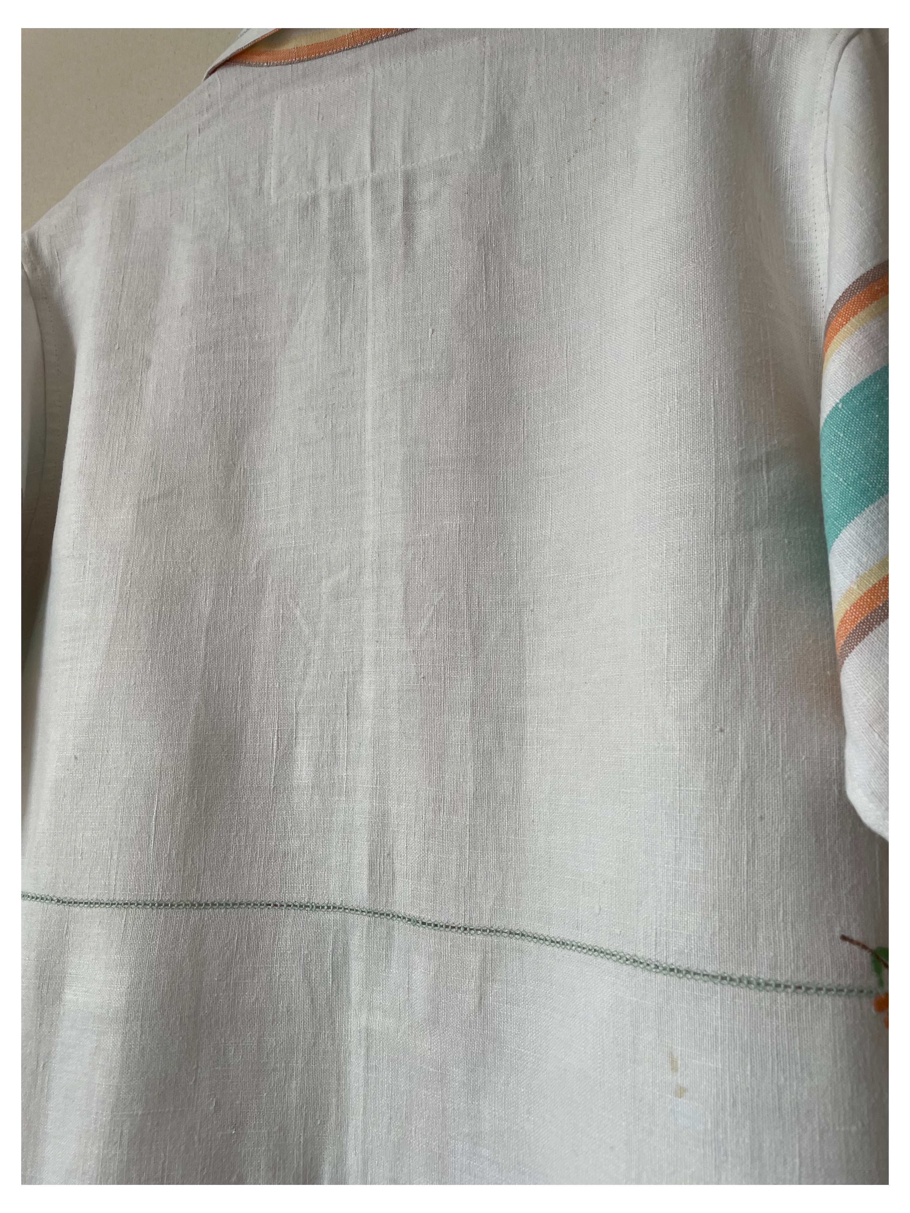 60s Floral Stripe