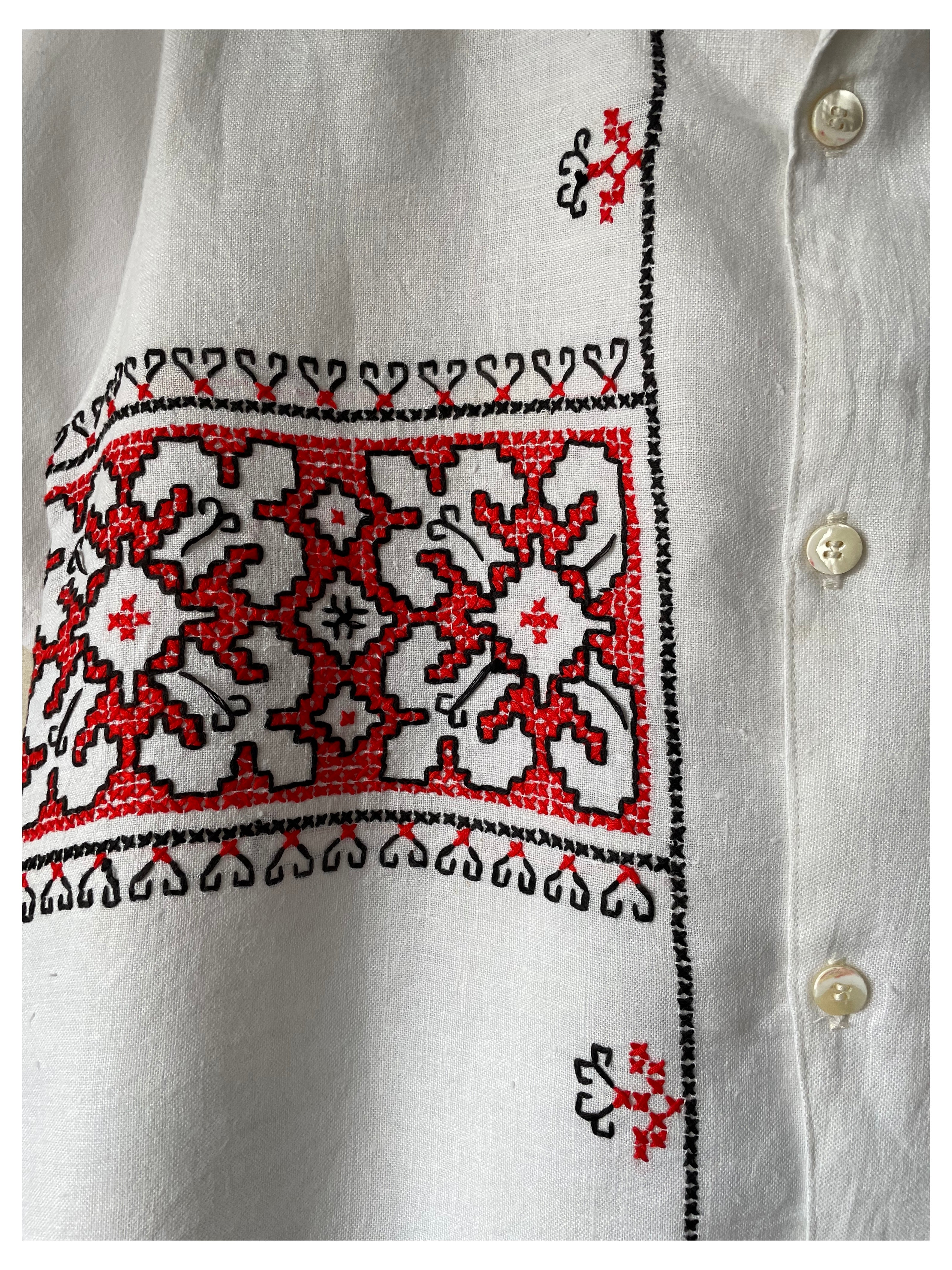 Red Cross-stitch