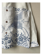 Blue Cross-stitch