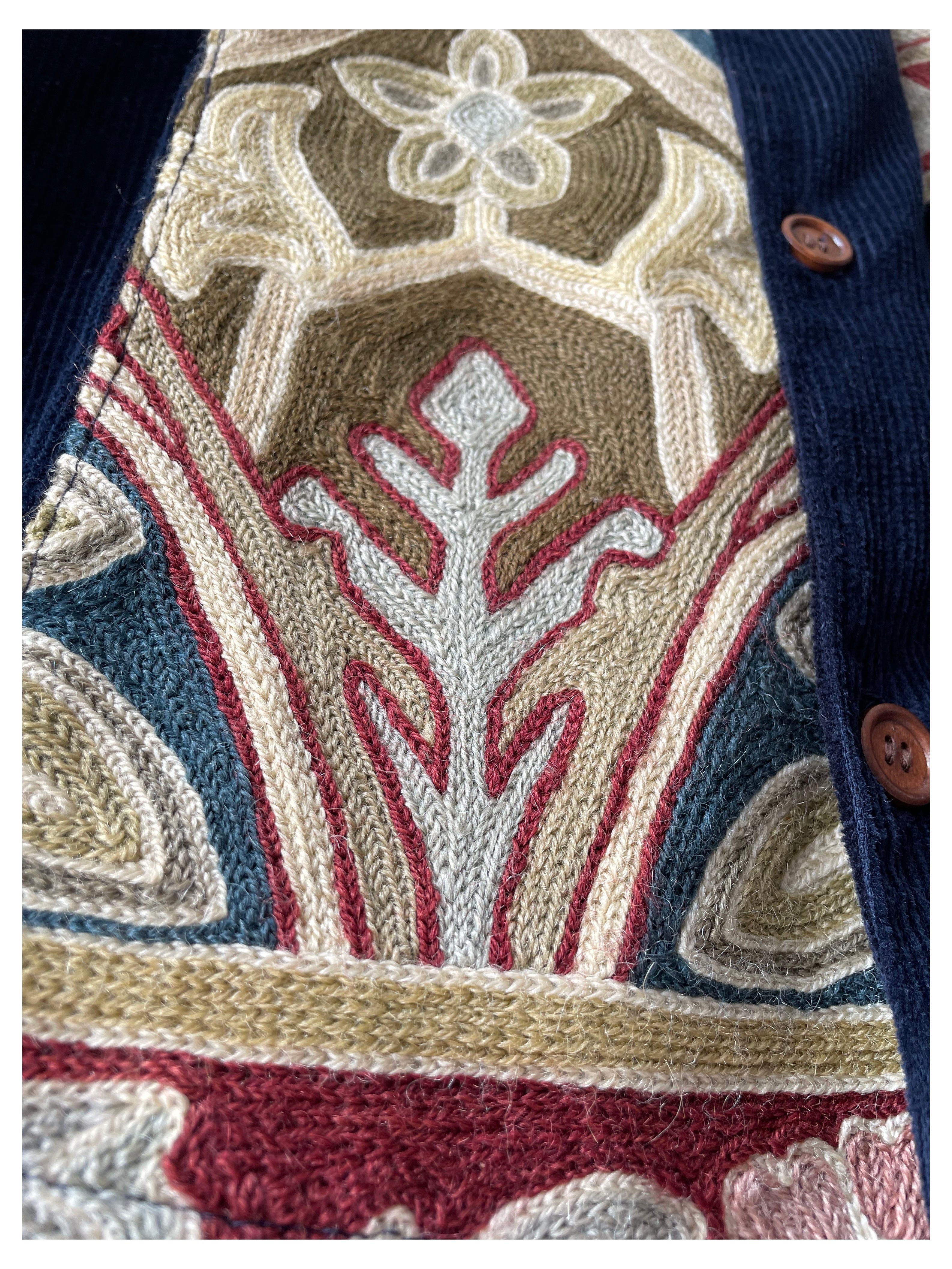 Antique Cord Tapestry 2 (Navy)