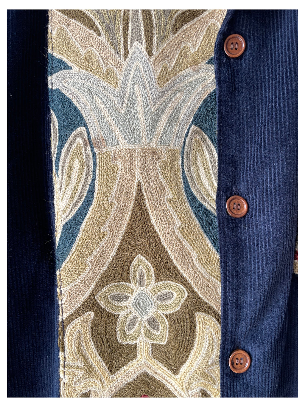 Antique Cord Tapestry 2 (Navy)