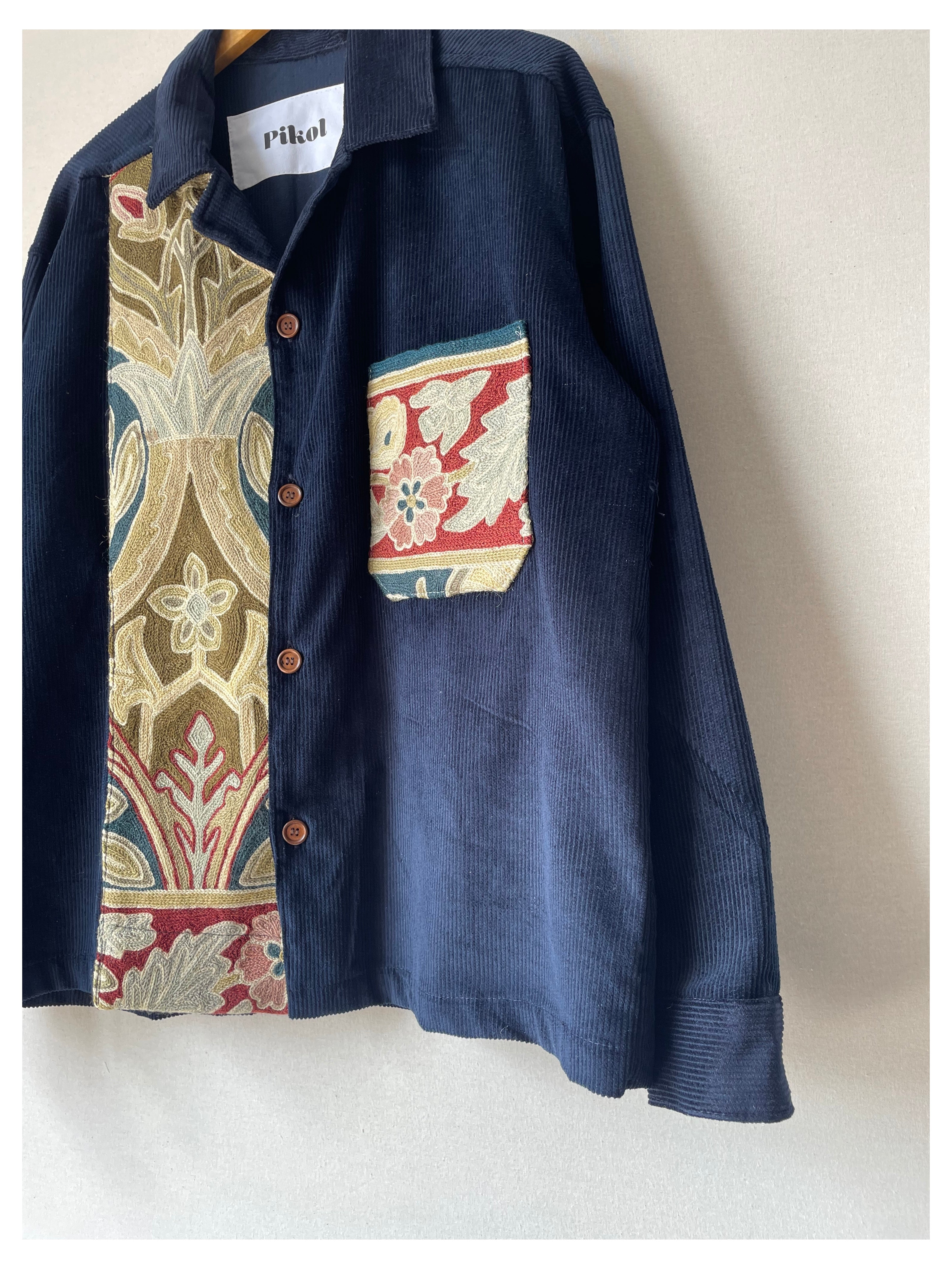 Antique Cord Tapestry 2 (Navy)