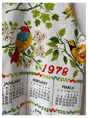 Bird Calendar 1978