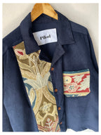 Antique Cord Tapestry 2 (Navy)