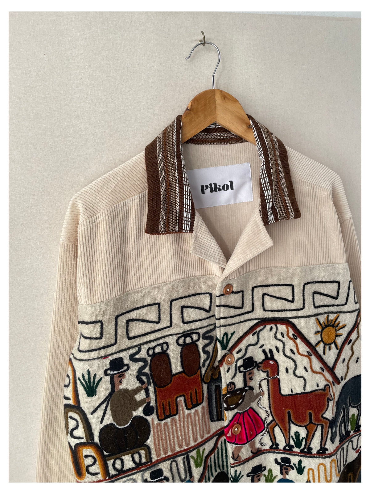 Cord Peruvian Tapestry Overshirt