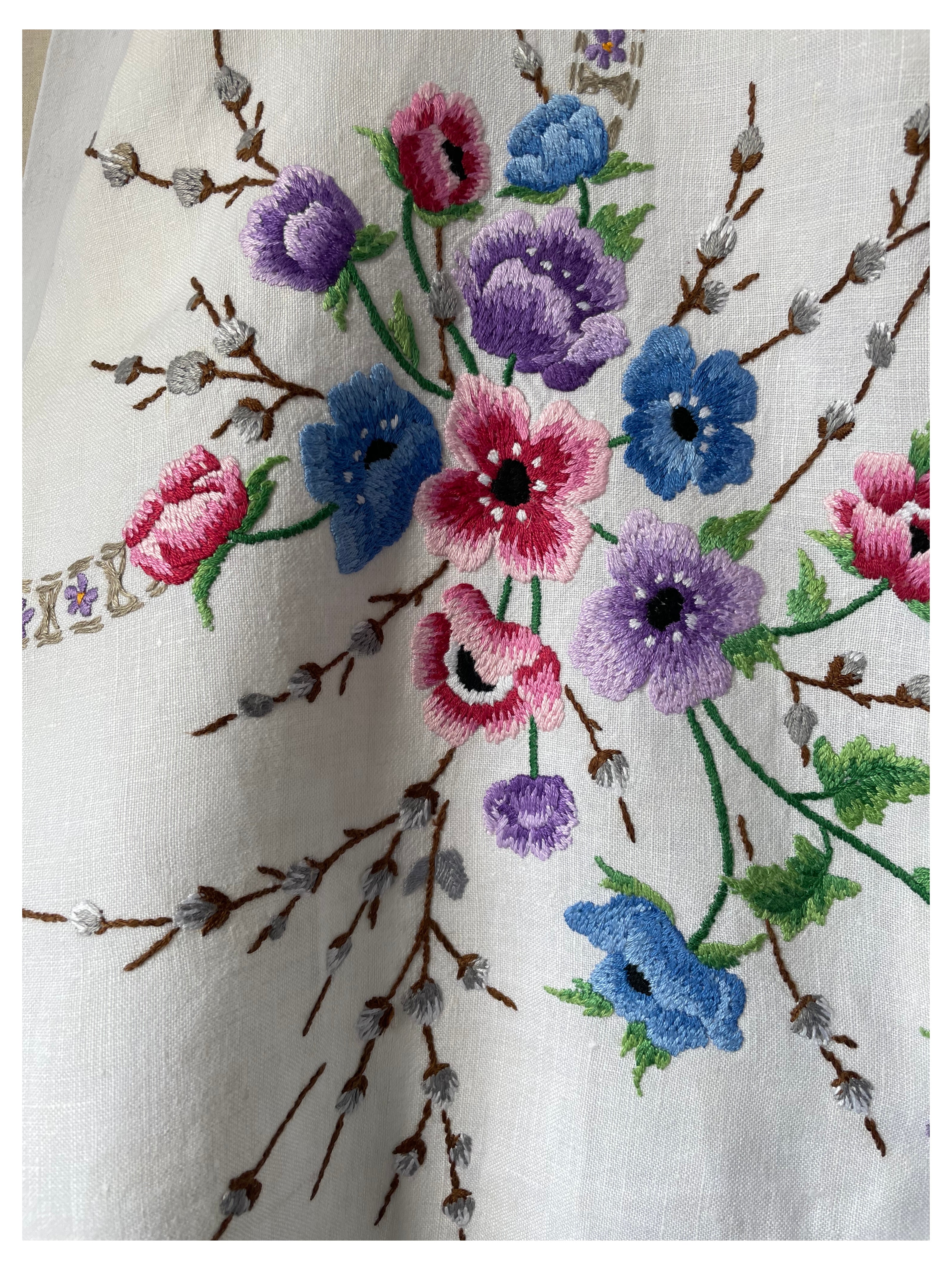 Flowers on the wall