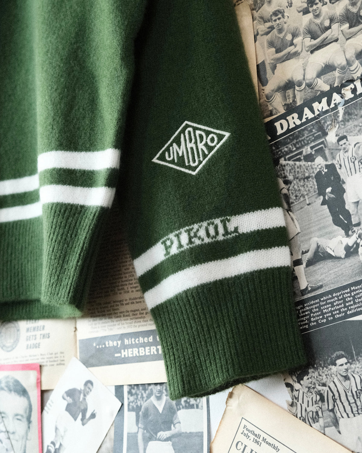PIKOL x UMBRO 1980s Merino Wool Knit