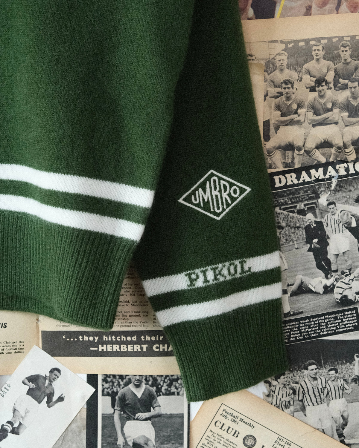 PIKOL x UMBRO 1980s Merino Wool Knit