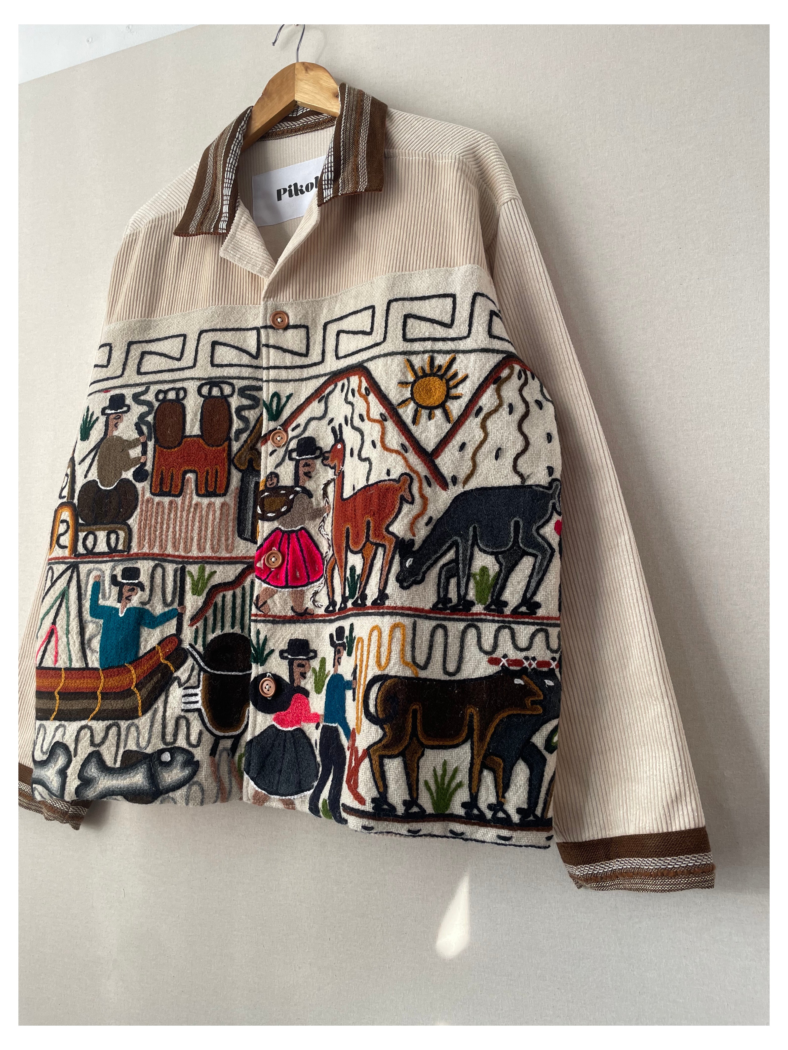 Cord Peruvian Tapestry Overshirt
