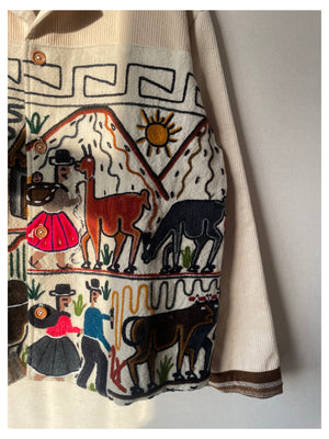 Cord Peruvian Tapestry Overshirt
