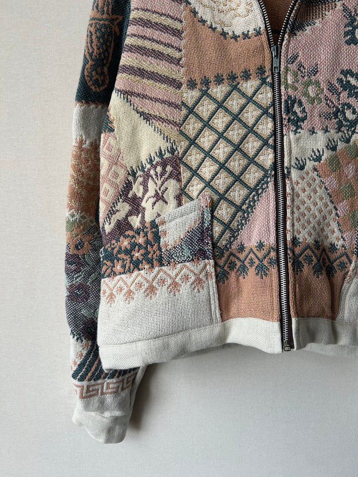Patchwork Sports Jacket
