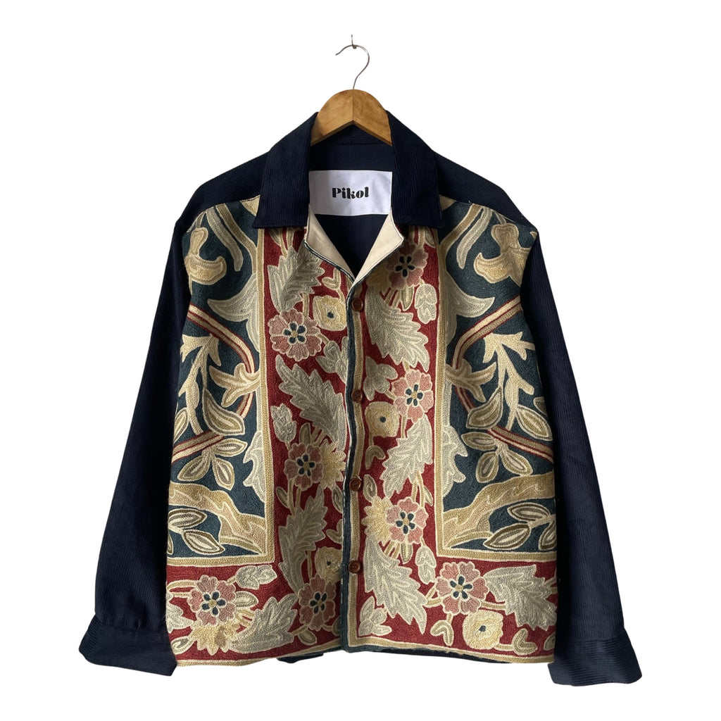 Antique Tapestry Jacket (Navy)