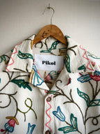 Floral Chainstitch Overshirt