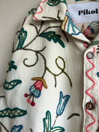 Floral Chainstitch Overshirt