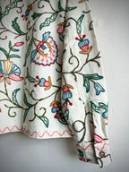 Floral Chainstitch Overshirt