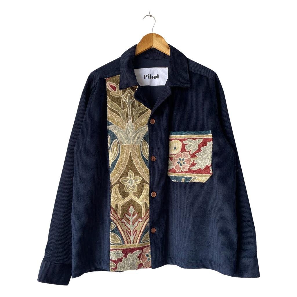 Antique Cord Tapestry 2 (Navy)