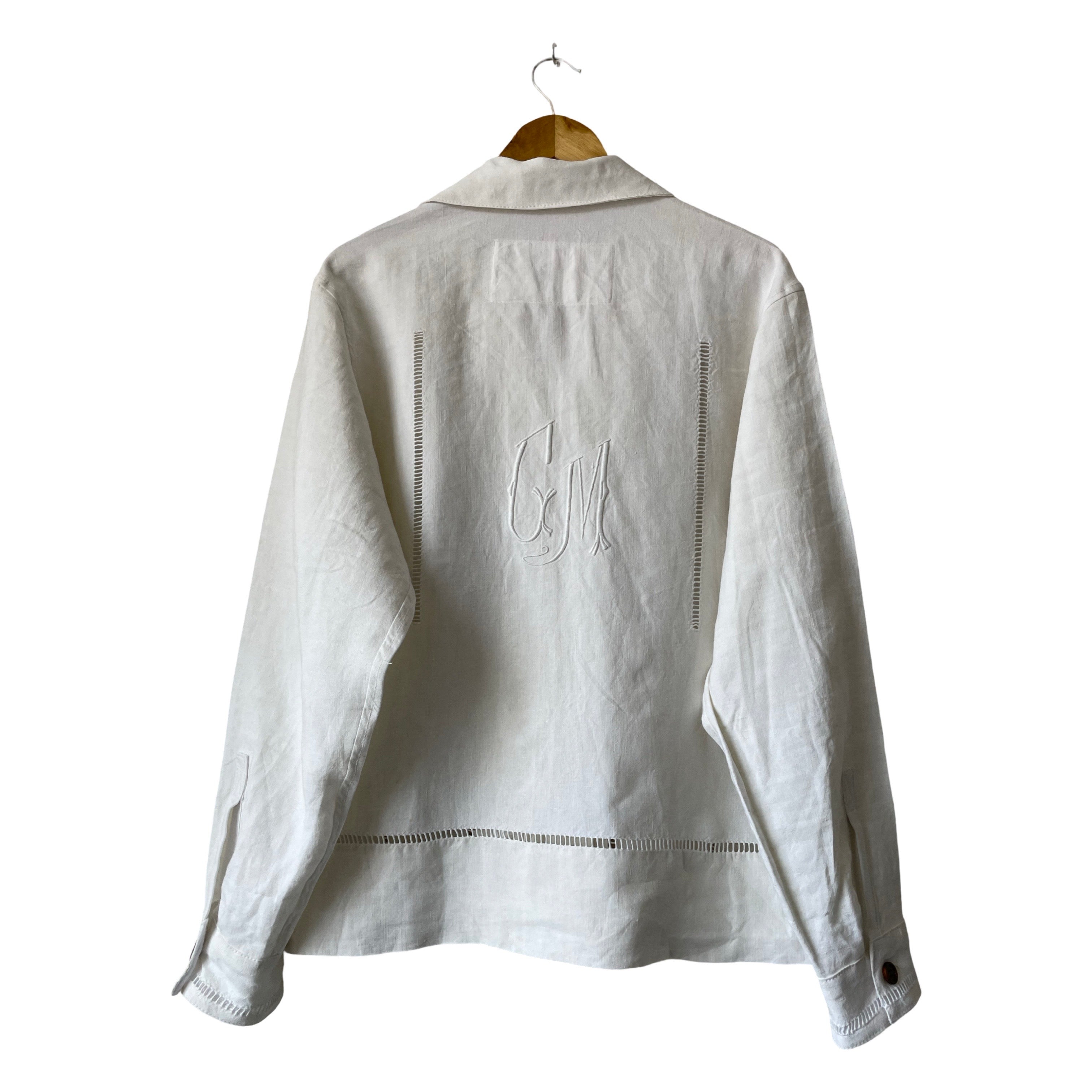 White Antique Monogram