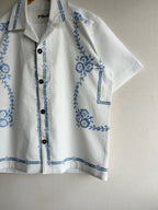Blue Cross-stitch
