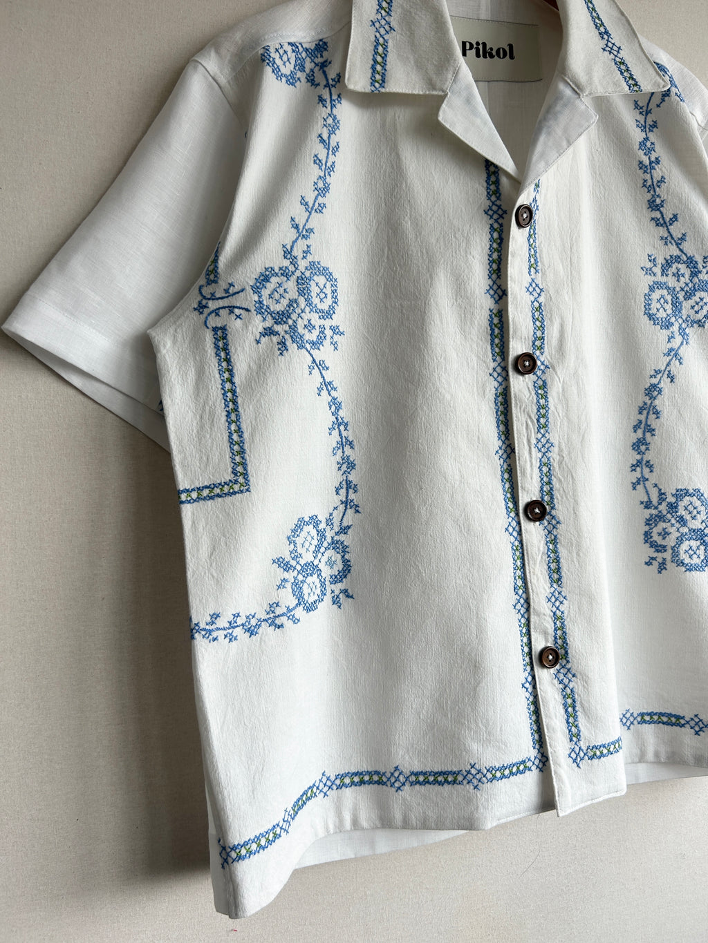 Blue Cross-stitch