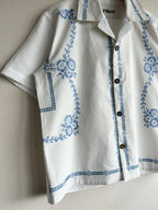 Blue Cross-stitch