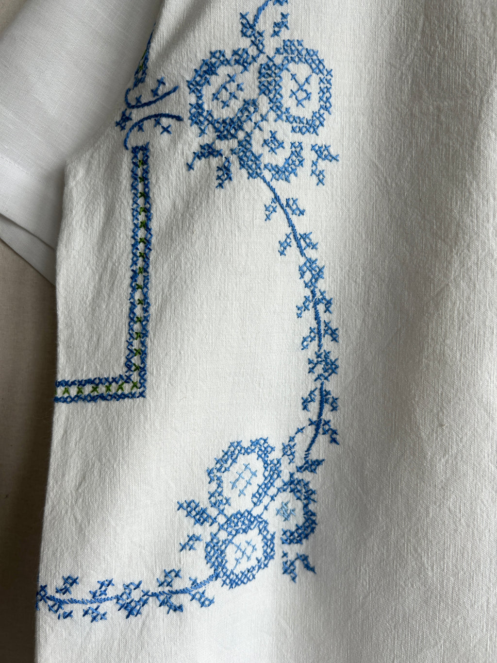 Blue Cross-stitch