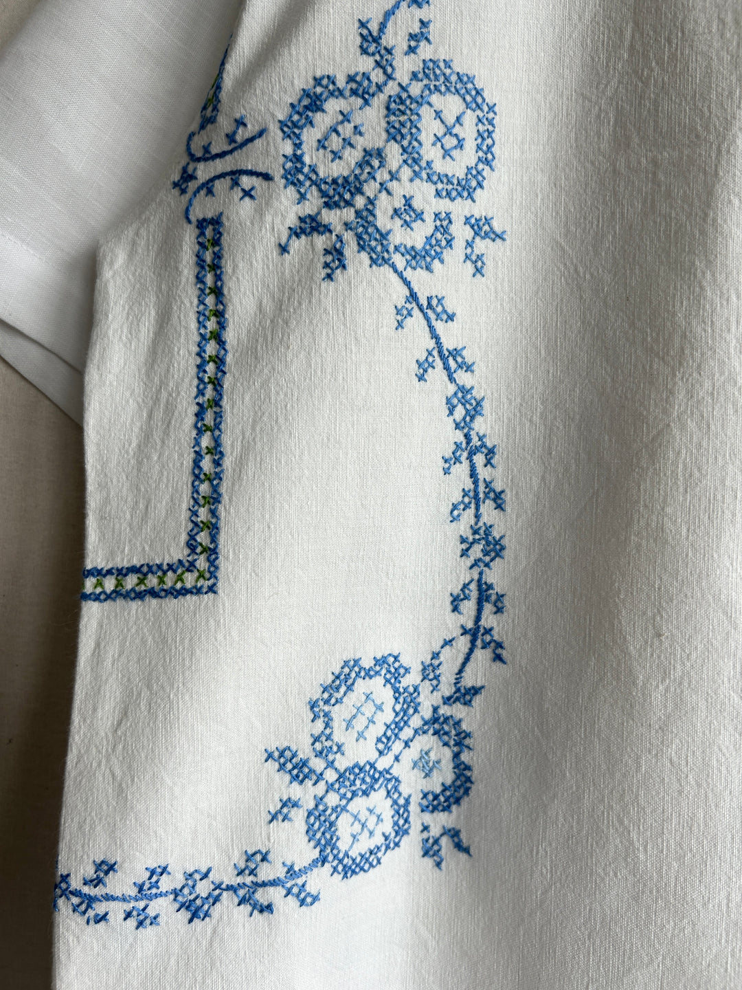 Blue Cross-stitch