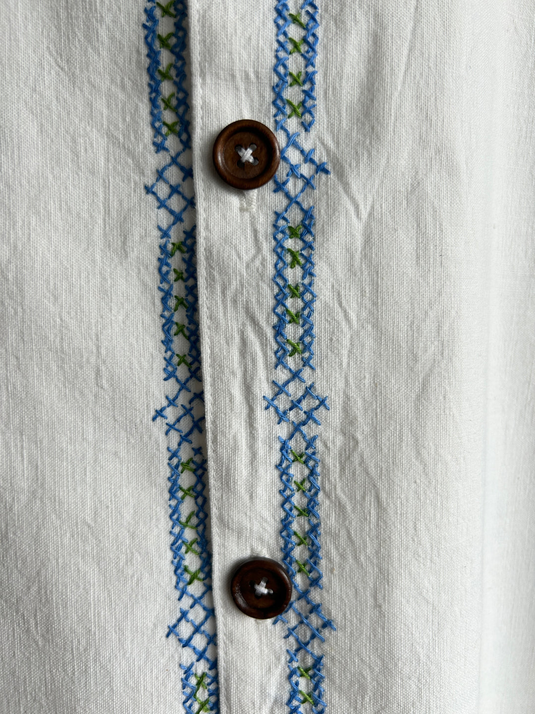 Blue Cross-stitch