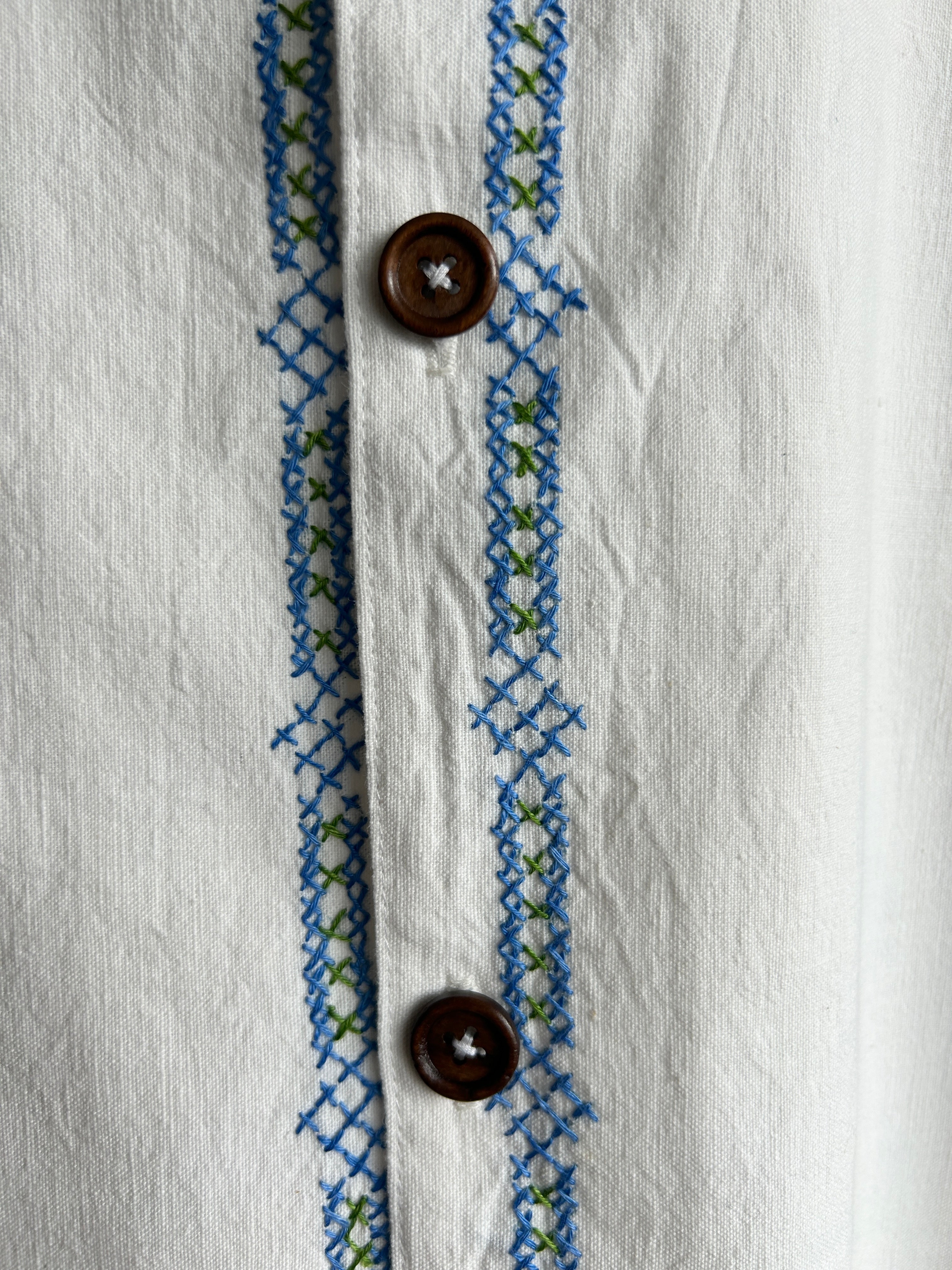 Blue Cross-stitch