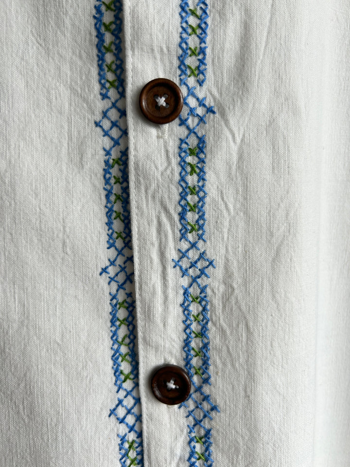Blue Cross-stitch