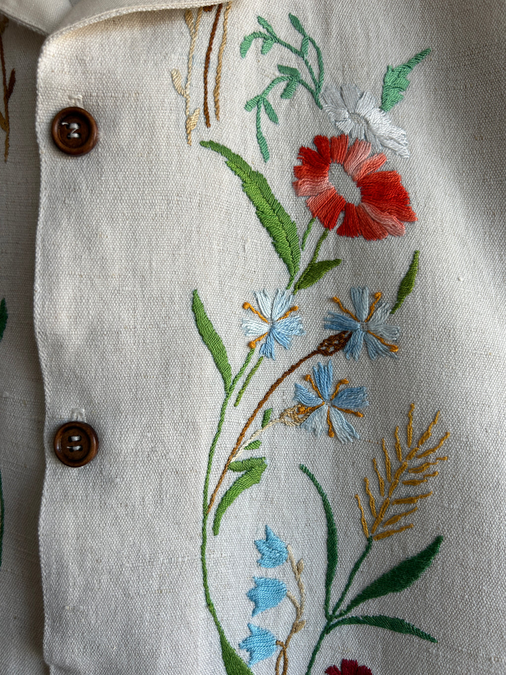 Antique Linen Flowers