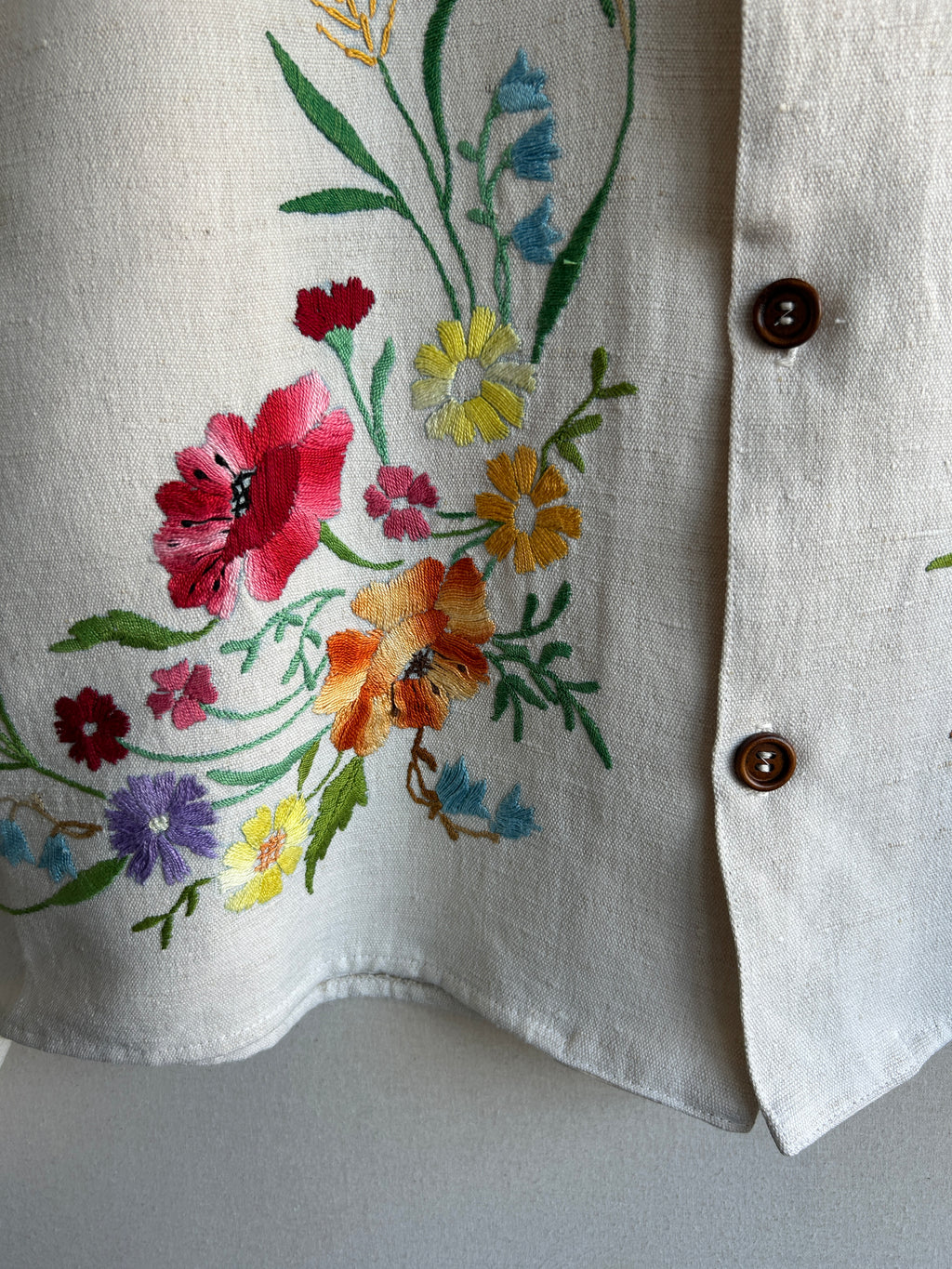 Antique Linen Flowers